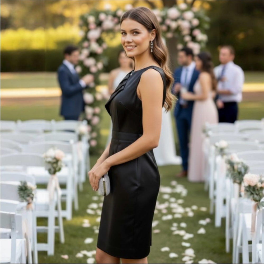 Max & Cleo Black Sleeveless Dress - Picture 2 of 16